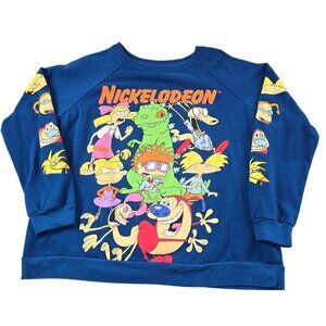 Nickelodeon Junior Character Blue Sweatshirt Size XXL